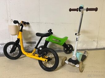 Koloběžky a odrážedla