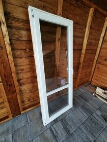 Dřevěné balkonové dveře - 1