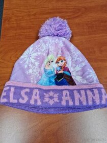 Dívčí čepice a rukavice Anna a Elsa - 1