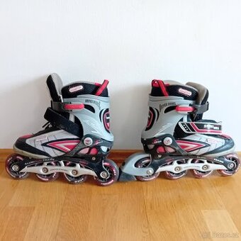 Inline juniorske brusle Sport Well ABEC 7, vel. 35-38