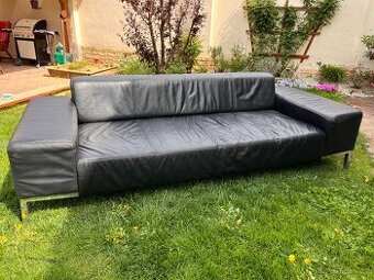 Kožená sedačka – pravá kůže, moderní design