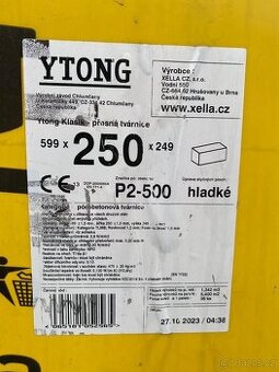 Stavební Ytong 599x250x249