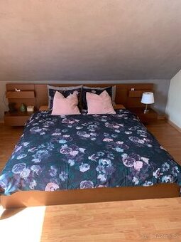 Manželská komplet IKEA postel + noční stolky