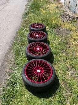 Prodám alu Eta Beta Venti R 5x112 r18 letní pneu 225/40/18