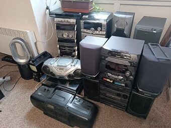 Hifi věže částečně funkční