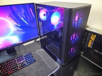 Herní PC Ryzen 5 3600,RX5700XT,32GB,M.2 SSD 1TB, WIFI,ARGB