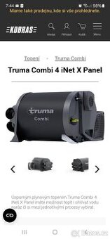 Truma combi4,plynové topeni do karavanu
