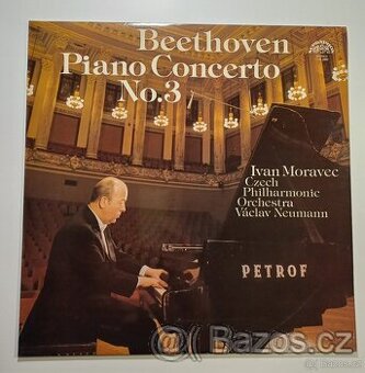 Gramofonová deska-Ludwig van Beethoven-koncert č.3 c moll