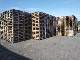 DŘEVĚNÉ PALETY 100 NA 100 CM.NA ZBOŽÍ SENO SLÁMU MATERIÁL