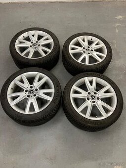 Originál ALU kola Mercedes Benz včetně zimních pneu Michelin