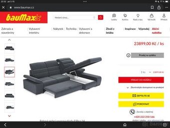 Prodam Rohovou sedací soupravu Korfu P Rico 14