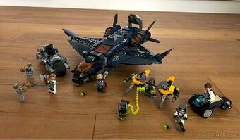 Lego Avengers raketa + bonusová Lego Avengers motorka