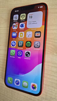 iPhone 14 128GB - RED - komplet balení, baterie 100%