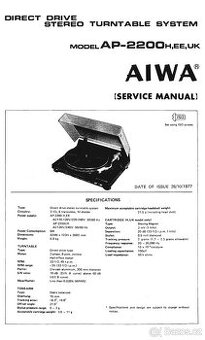 Gramo AIWA AP 2200