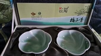 Čajový porcelánový set, značeno, Heng Fu (恆福)