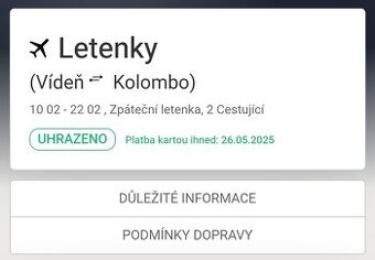 Letenky na Srí Lanku
