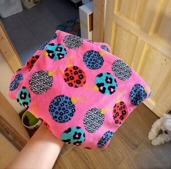 Vanocni teplaky plyšové S