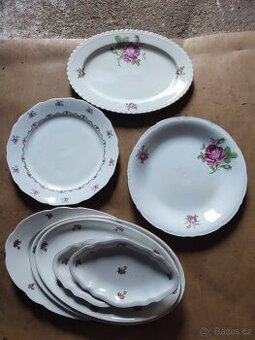 Retro porcelán růžičky