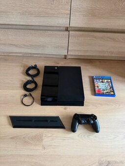 Sony PlayStation 4 Fat 500GB + originál ovládač a PS4 hra