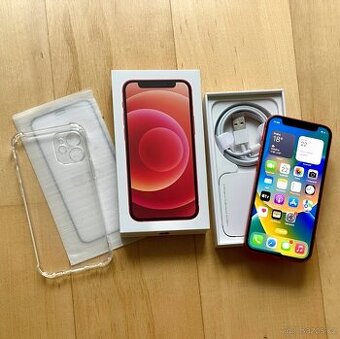 iPhone 12 Mini Červená BATERIE 100% TOP