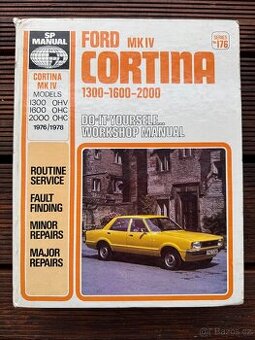 FORD CORTINA mk4  originální montážní servisní příručka