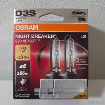 Nove vybojky Osram D3S Night Breaker Xenarc