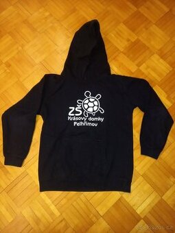 Chlapecká mikina ZŠ Krásovy domky vel. XL(140-146), 12-13let