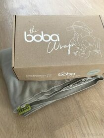 BOBA Wrap Bamboo Light Grey Nosič dětí šátek