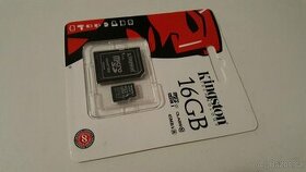 Paměťová karta Kingston Micro SD 16 GB