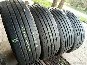 Letní pneu 4kusy 215/55/18 vzorek 80% CONTINENTAL - dobírka