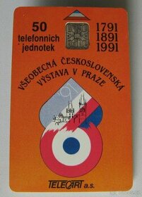 První československá tel. karta 1991