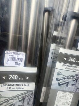 garnýže, tyče na záclony, tyče na závěsy, rolety