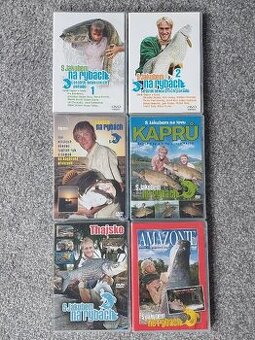 7x DVD S Jakubem na rybách