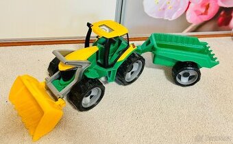 LENA Traktor s lyžicou a prívesom