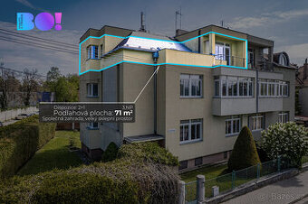 Prodej bytu 2+1 s terasou a zahradou, 82 m², Prostějov