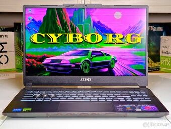 Zánovní herní notebook MSI CYBORG | ZÁRUKA 24M | RTX 4050