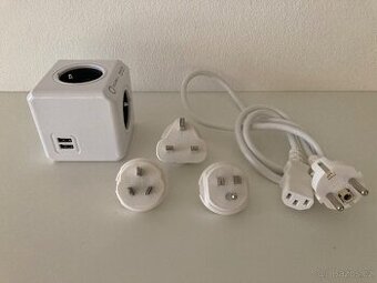 Cestovní adaptér PowerCube ReWirable USB - 1