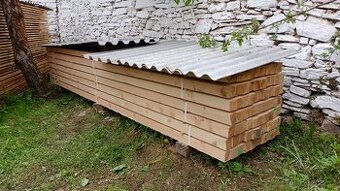 Borové hranoly, fošny, prkna - 1