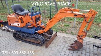 Zapůjčení minibagru kubota kh007 - 1