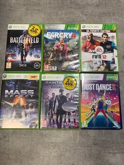 Prodám hry na Xbox 360
