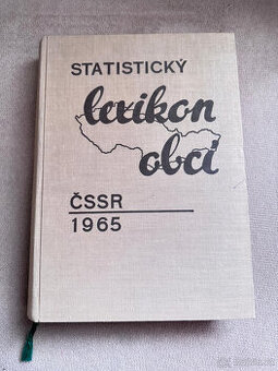Statistický lexikon obcí ČSSR 1965 - 1