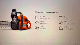 Husqvarna 450 -X-TORQ - farmářka
