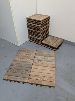 Podlahové dlaždice Thermowood 30x30 cm 24ks