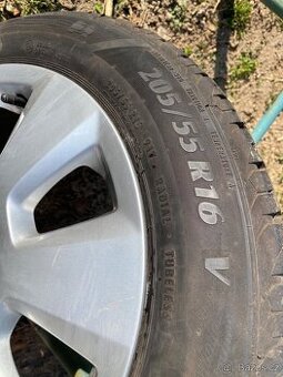 Alu kola 16” 5x112 a letní pneu 205/55/R16 Matador