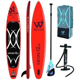 12'6 touring paddleboard WattSup Sword - rozlepený ve švu