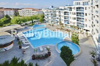 Studio 1+kk s balkonem a výhledem na bazén Nesebar,Bulharsko