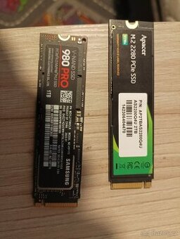 Samsung 980 PRO 1TB + Apacer AS2280Q4U 2TB