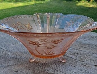 Růžová mísa Hazal Atlas Royal Lace