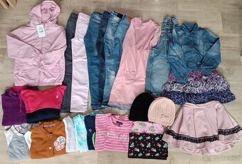 Balíček oblečení dívčí vel. 122 - podzimní