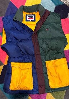 LEVIS PÁNSKÁ ZIMNÍ PARÍDNÍ KRÁSNÁ PÉŘOVÁ VESTA XXL💪🏽🤩